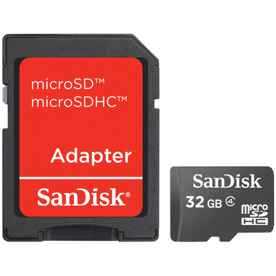 Product Κάρτα Μνήμης MicroSD 32GB SanDisk SDHC base image