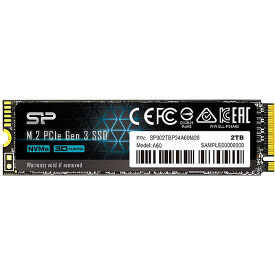 Product Σκληρός Δίσκος M.2 SSD 2TB Silicon Power PCI-E Ace A60 Gen 3x4 NVMe base image