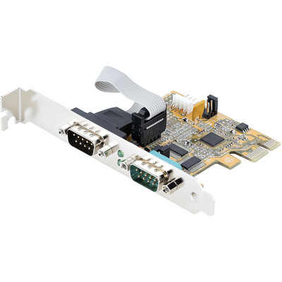 Product Κάρτα Δικτύου PCIe StarTech Dual Port PCIe to RS232 (DB9) Serial Interface base image