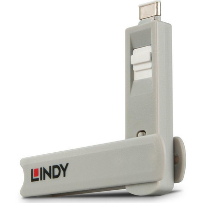 Product Kλειδαριά Lindy USB Typ C Port lock white base image