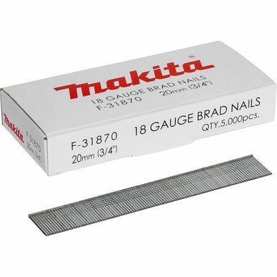 Product Καρφιά Makita Gauge Brad Nails 1,2x20mm F-31870 5000 pcs. base image