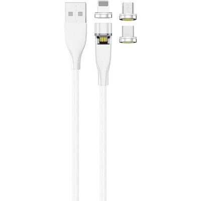 Product Καλώδιο USB 2GO 3in1 Magnetic for Micro USB, Lightning base image