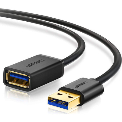 Product Καλώδιο USB Ugreen USB-A To Female 3.0 Extension Black 3m base image