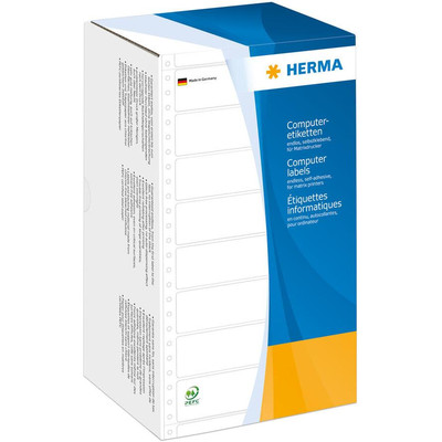 Product Ετικέτες Herma computer labels White 147,32x99,2 mm perf. 3000 pcs base image