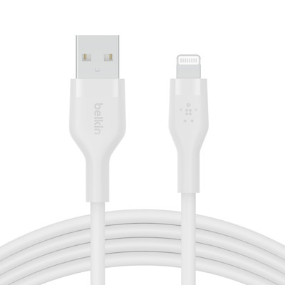 Product Καλώδιο USB Belkin Flex Lightning/USB-A 3m white CAA008bt3MWH base image