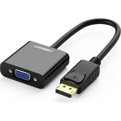 Product Αντάπτορας DisplayPort Ugreen Male To VGA Female Converter-Black base image