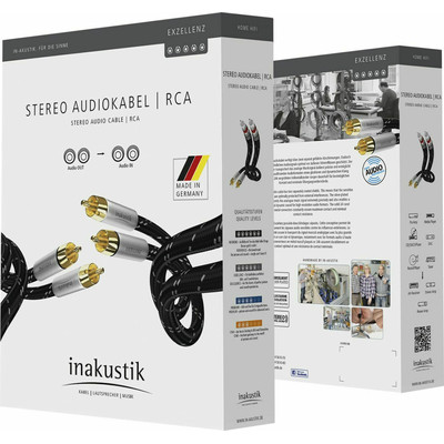 Product Καλώδιο RCA Inakustik Audio Exzellenz Stereo <> RCA 0,75m base image