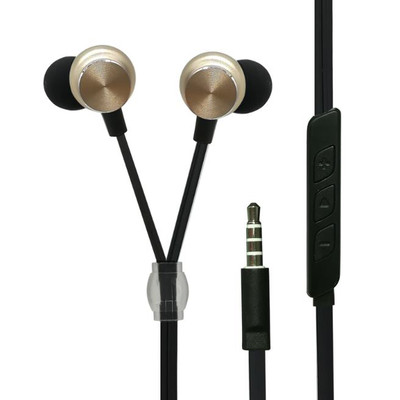 Product Handsfree 2GO In-Ear Stereo "Luxury" - gold Zipper-Style base image