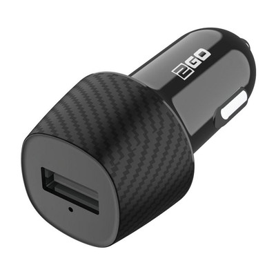 Product Φορτιστής Αυτοκινήτου USB 2GO 12V/24V (2-pieces) - Black base image