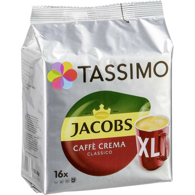 Product Κάψουλες Καφέ Tassimo Jacobs Caffe Crema XL 16 T-Discs base image