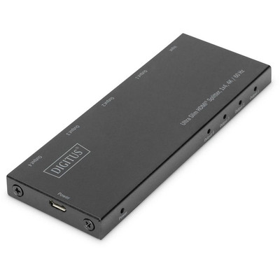 Product HDMI Splitter Digitus Ultra Slim 1x4, 4K / 60 Hz base image