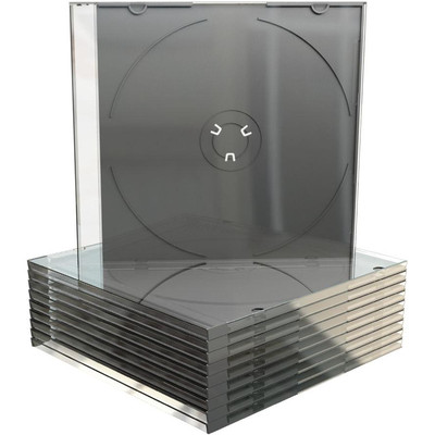 Product Θήκη CD/DVD MediaRange Leerbox 50pcs SlimCase black bulk base image