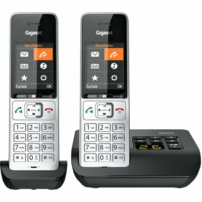 Product Ασύρματο Τηλέφωνο Gigaset COMFORT 500A duo silver-black base image