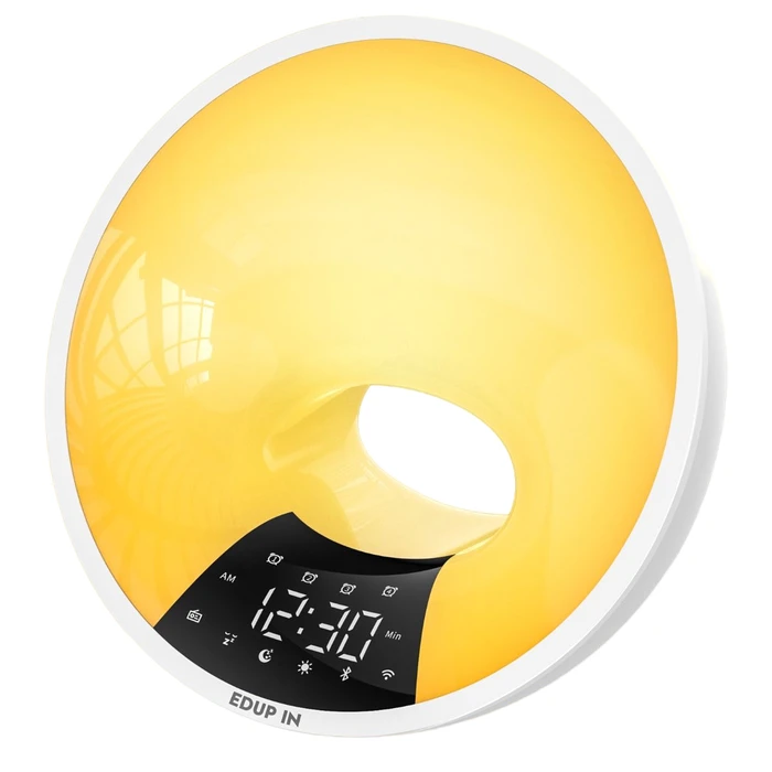 EDUP A90 Ξυπνητήρι Wake Up Light (Sunrise/Sunset) με Bluetooth, FM και WiFi