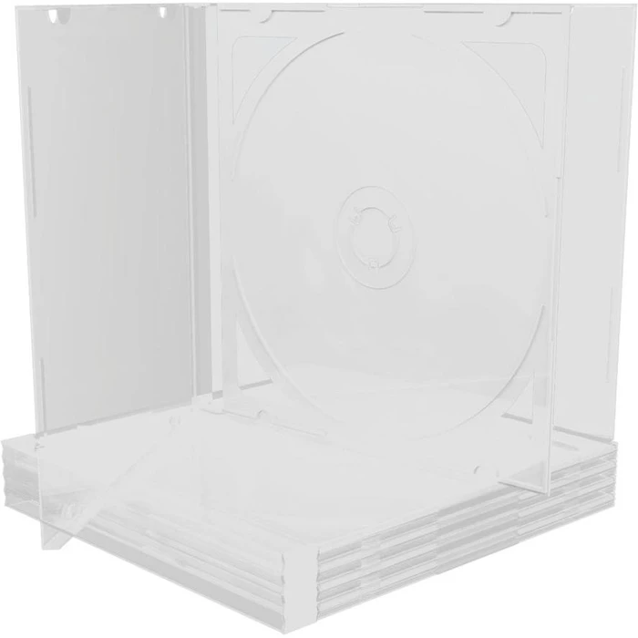 Θήκη CD/DVD MediaRange for 2 Dics 10.4mm transpa. Tray 5pcs