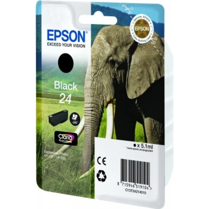 Μελάνι Epson black Claria Photo HD T 242 T 2421