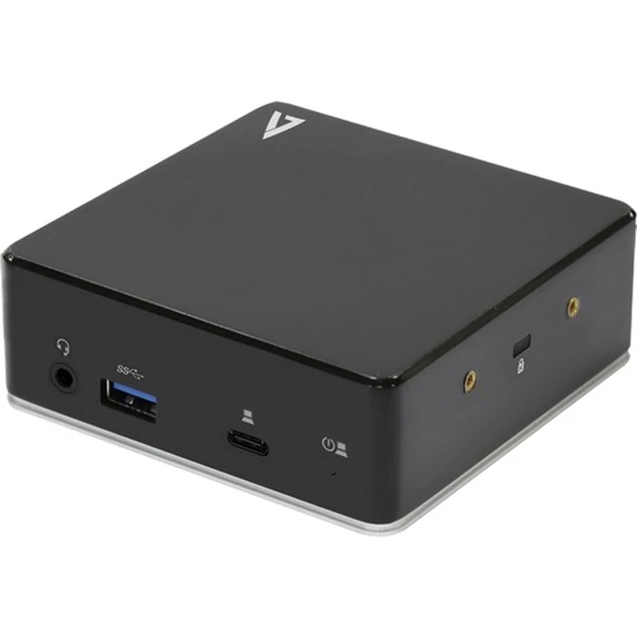 Docking Station V7 USB-C PD UNIVERSAL Dock 2X HDMI(Black)
