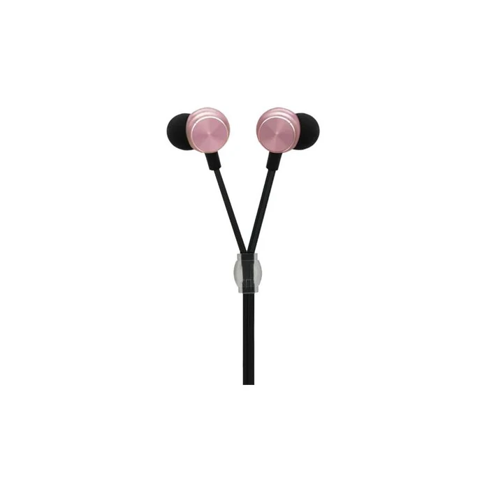 Handsfree Ακουστικά 2GO In-Ear Stereo "Luxury" - rose Zipper-Style