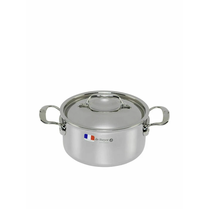 Κατσαρόλα De Buyer Affinity Saucepot Stainless Steel with lid 20 cm