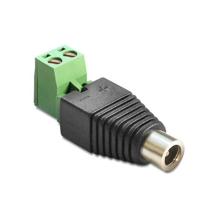 Βύσμα Delock Terminal Block 2Pin -> DC 2.5 x 5.5mm Bu 2-part male / female