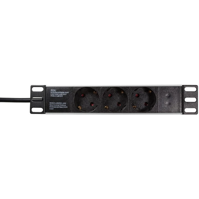 Πολύπριζο LogiLink Steckdosenleiste 10" triple without on/off switch