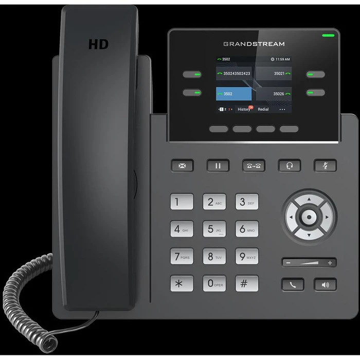 Τηλέφωνο Ενσύρματο Grandstream GRP2612P HD IP phone, only PoE, no power supply