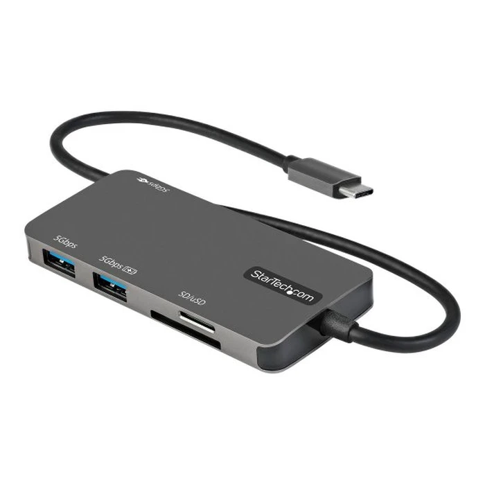 Docking Station StarTech USB-C to 4K 30Hz HDMI, 100W Pass-through, SD/MicroSD Slot, 3-Port USB 3.0 Hub, Thunderbolt 3 (DKT30CHSDPD)
