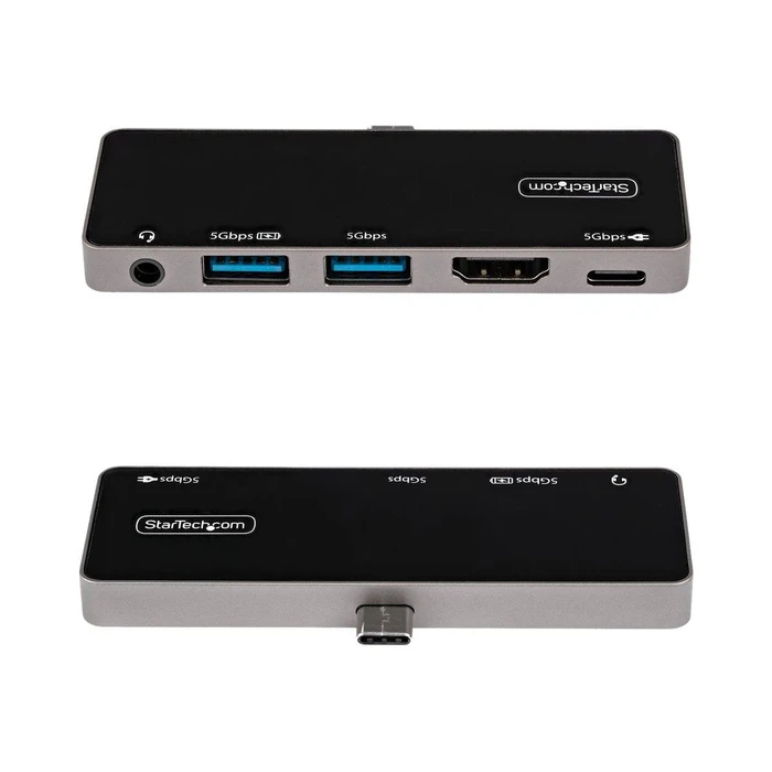 Docking Station StarTech USB-C to 4K 60Hz HDMI 2.0, With 100W Pass-Through 3-Port USB 3.0 Hub, Audio