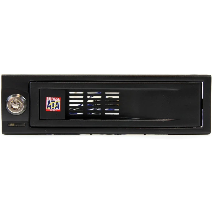 Front Panel StarTech Hot Swap Mobile Rack 5.25in Trayless for 3.5in - (HSB100SATBK)