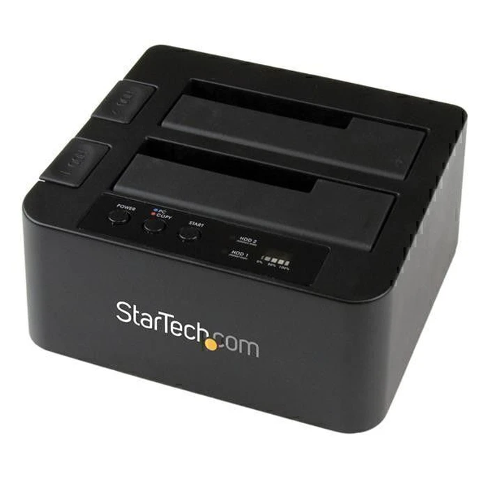 HDD Docking Station StarTech Dual USB 3.0 (5 Gbps) eSATA to 2.53.5 SATA III HDDSSD Hard Disk Cloner