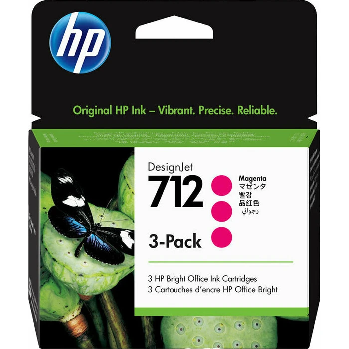 Μελάνι HP 712 - 3-pack - magenta - original - DesignJet