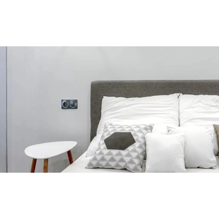 Πρίζα Ρεύματος Fibaro Walli smart electrical FGWOE-011-8 Wallli Outlet Anthracite