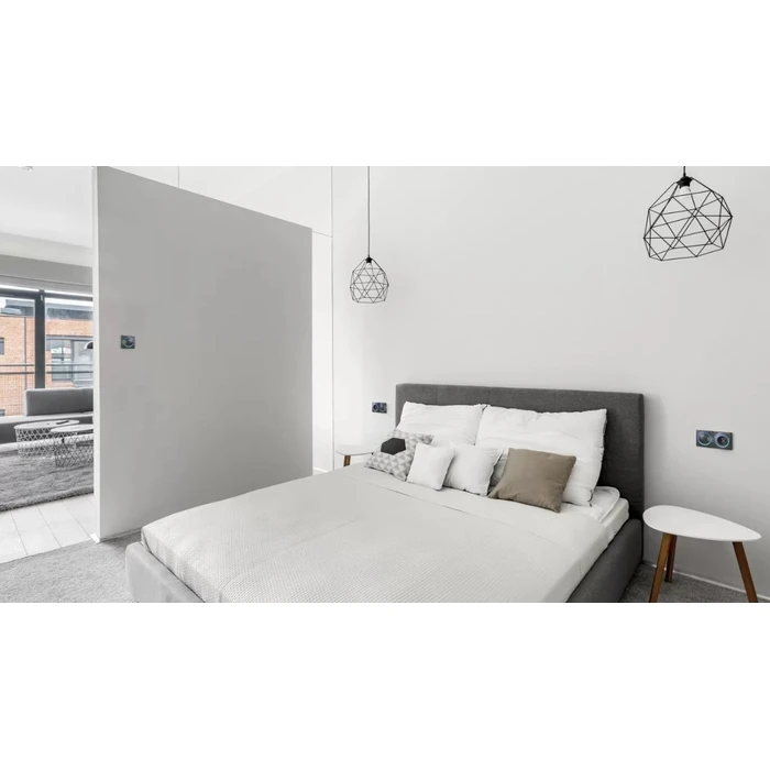 Πρίζα Ρεύματος Fibaro Walli smart electrical FGWOE-011-8 Wallli Outlet Anthracite