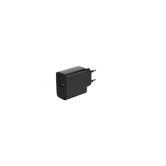 Φορτιστής Πρίζας Gembird TA-UC-PDQC20-01-BK 2-port 20W Type-C fast charger, Black