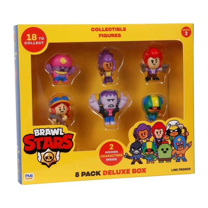 Μινιατούρα BRAWL STARS S2 Figures -8 PACK DELUXE BOX VER.A