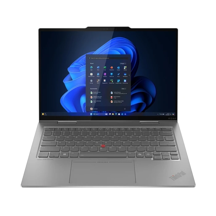 Laptop Lenovo 14" ThinkPad X1 2-in-1 Gen 10 Aura Edition Intel Core Ultra 7 255U Hybrid (2-in-1) Touchscreen 2.8K 32GB LPDDR5x-SDRAM 1TB SSD Wi-Fi 6E (802.11ax) WIN11Pro English Grey (US Keyboard) (21Q000A2PB)