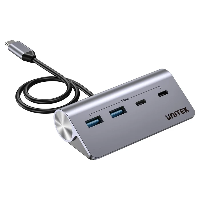 USB Hub Unitek ALUMINIUM USB-C 2X USB-A 2X USB-C 5GBPS