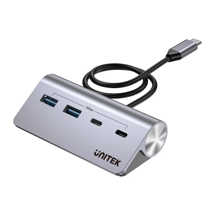 USB Hub Unitek ALUMINIUM USB-C 2X USB-A 2X USB-C 5GBPS