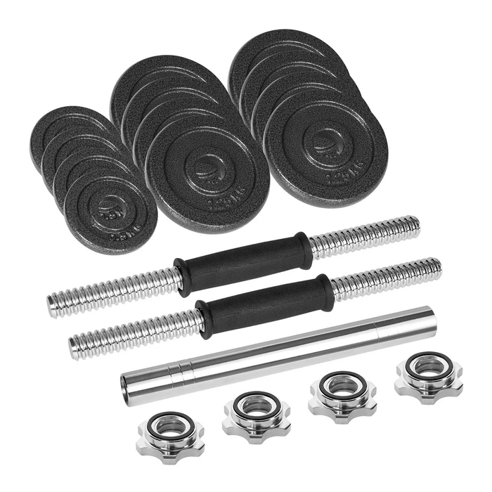 Αλτήρες Σετ Rebel ACTIVE Adjustable dumbbells in a case 15 kg with a bar