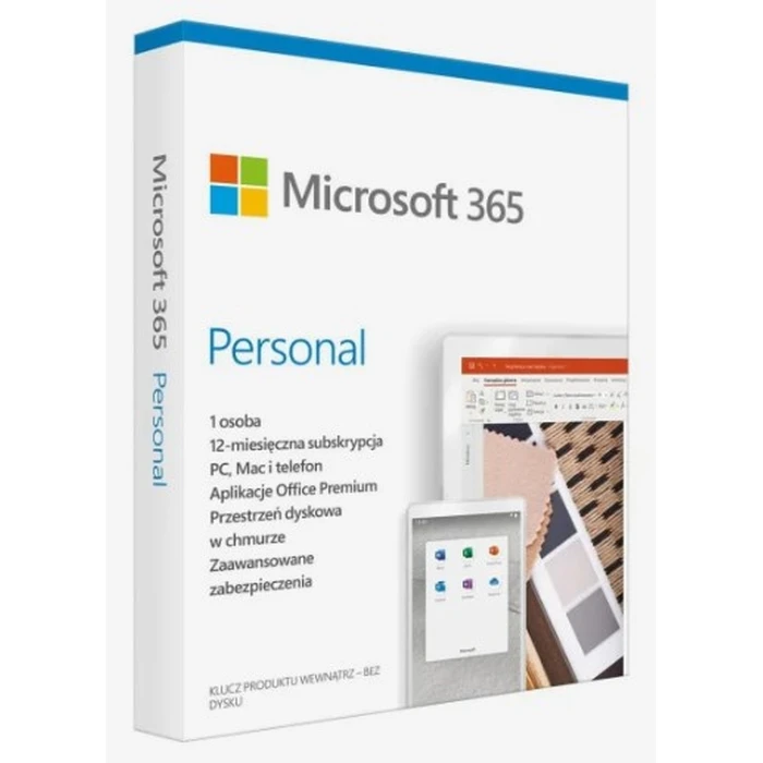 Εφαρμογή Microsoft 365 Personal PL (1 person; 5 devices ; 12 months; physical version; Poland) (EP2-32454)