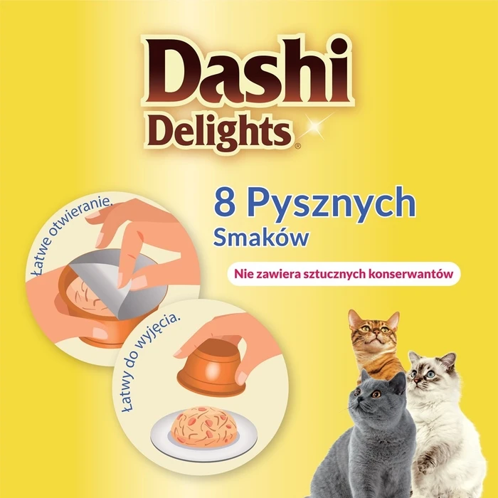 Λιχουδιές/Σνακ Γάτας Inaba Dashi Delights Chicken in broth 70g