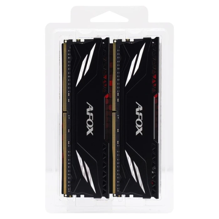 Μνήμη RAM Σταθερού DDR4 32GB AFOX GAMING 2X16GB 3200MHZ CL16 RANK1 XMP2 Black