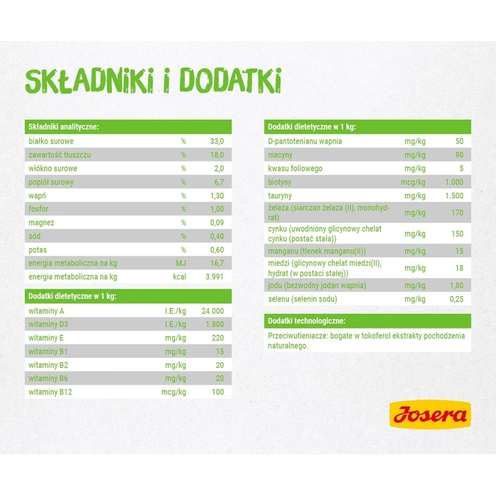 Ξηρά Τροφή Γάτας Josera SensiCat cats 2 kg Adult Liver