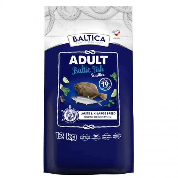 Ξηρά Τροφή Σκύλων Baltica Excellent Sensitive Baltic fish Large and X-large breeds 12kg