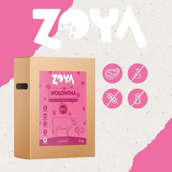 Ξηρά Τροφή Σκύλων Zoya ColdPRO Beef 3kg