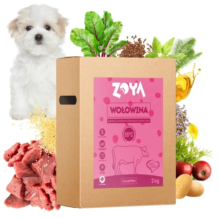 Ξηρά Τροφή Σκύλων Zoya ColdPRO Beef 3kg