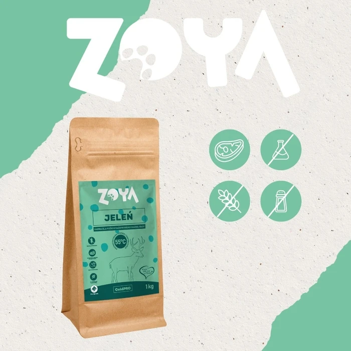 Ξηρά Τροφή Σκύλων Zoya ColdPRO Deer 1kg