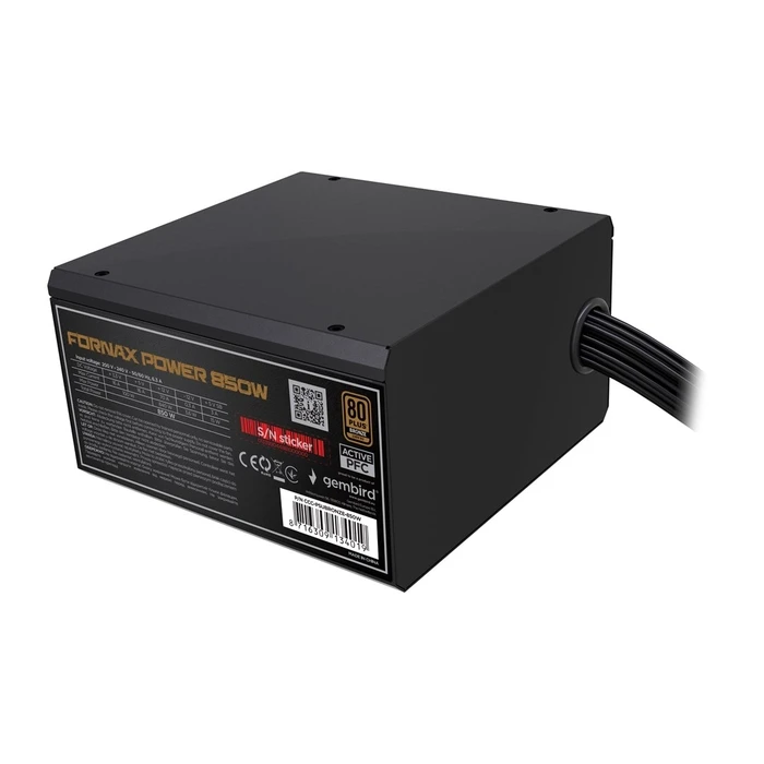 Τροφοδοτικό Υπολογιστή Gembird CCC-PSUBRONZE-850W Fornax 850W active PFC 12cm fan 80+Bronze color box