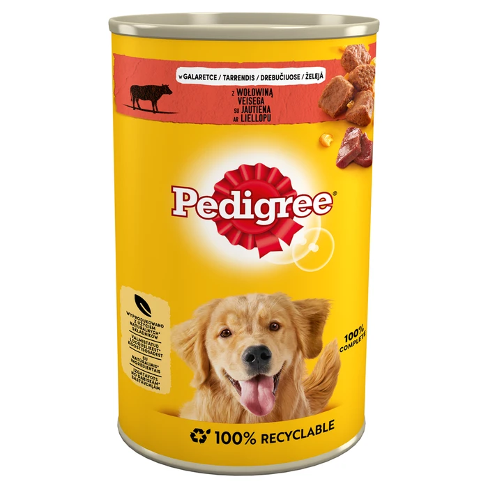 Υγρή Τροφή Σκύλων Pedigree 5900951015854 dogs moist food Beef Adult 1.2 kg