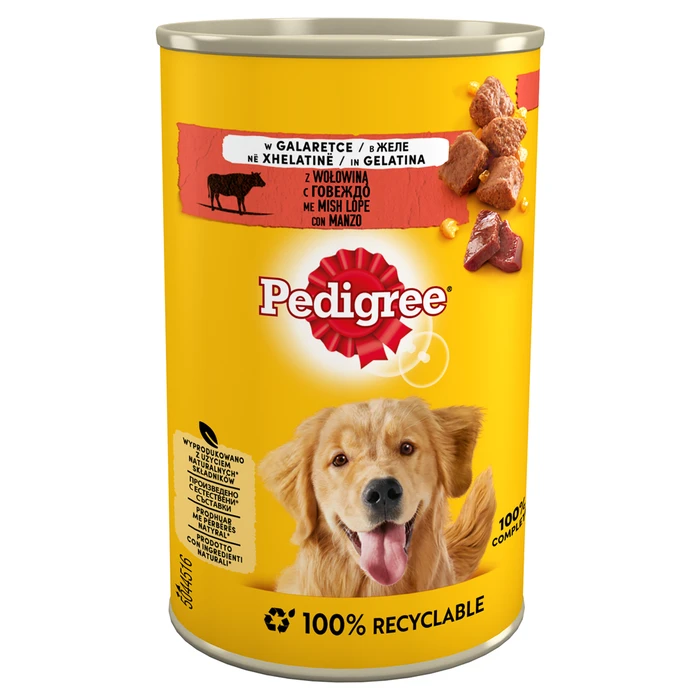 Υγρή Τροφή Σκύλων Pedigree beef in jelly 400g